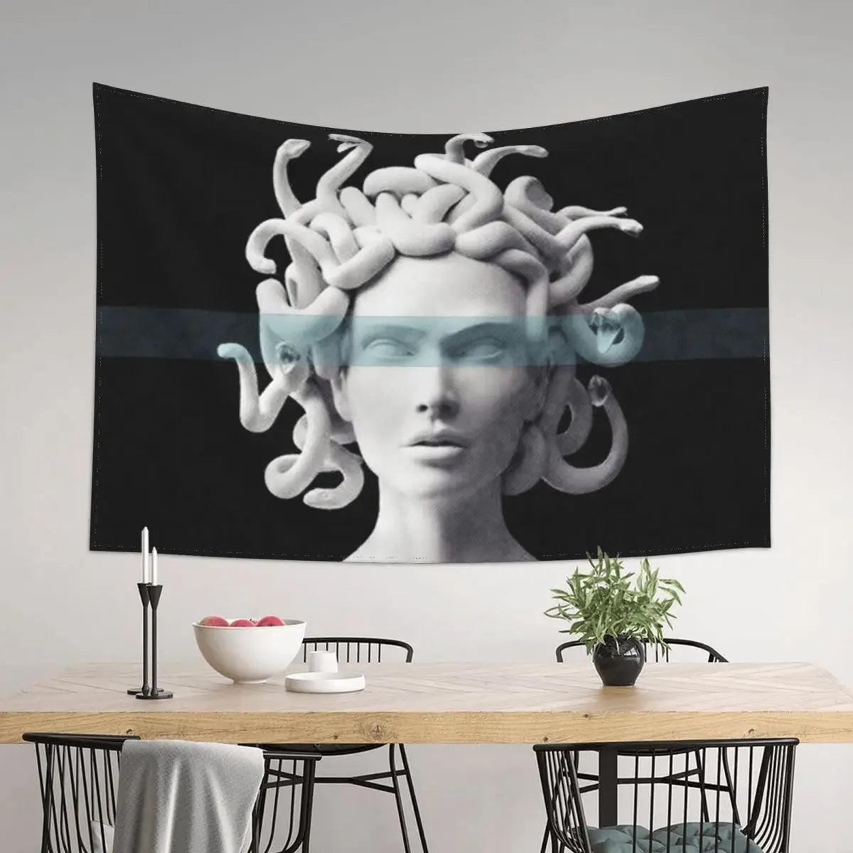 Medusa Aesthetic Tapestry Outdoor Room Decor