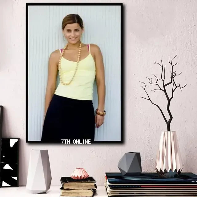 Nelly Furtado Canvas Poster: Modern Bedroom Wall Art