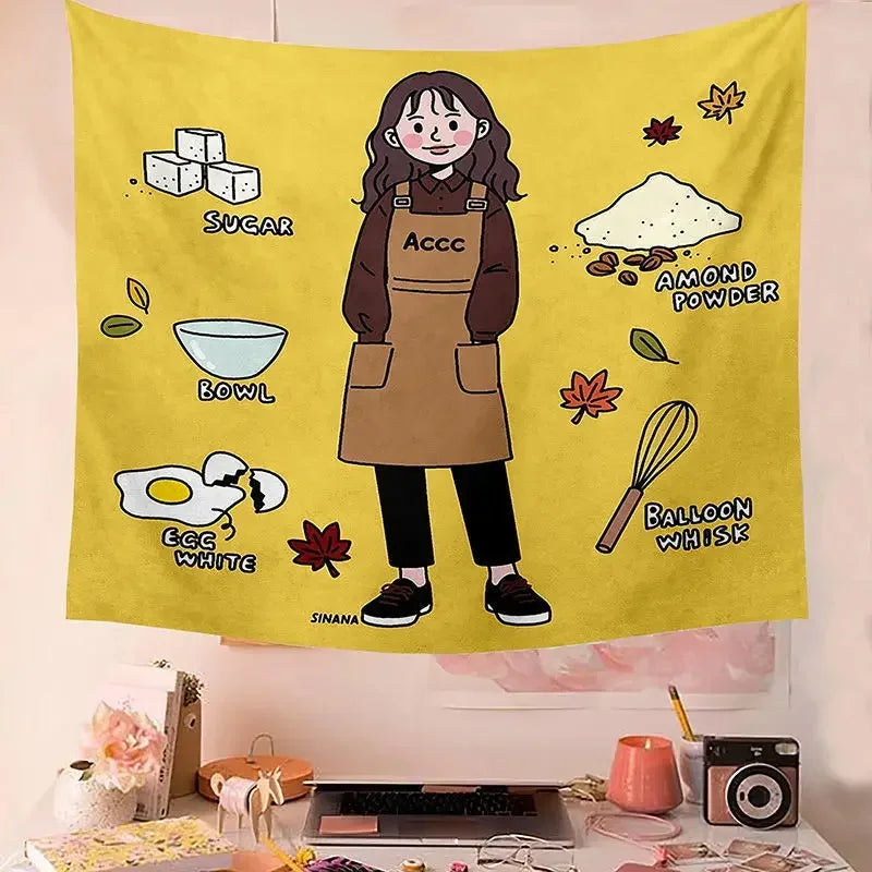 Mori Wall Hanging Canvas Poster for Bedroom Decor