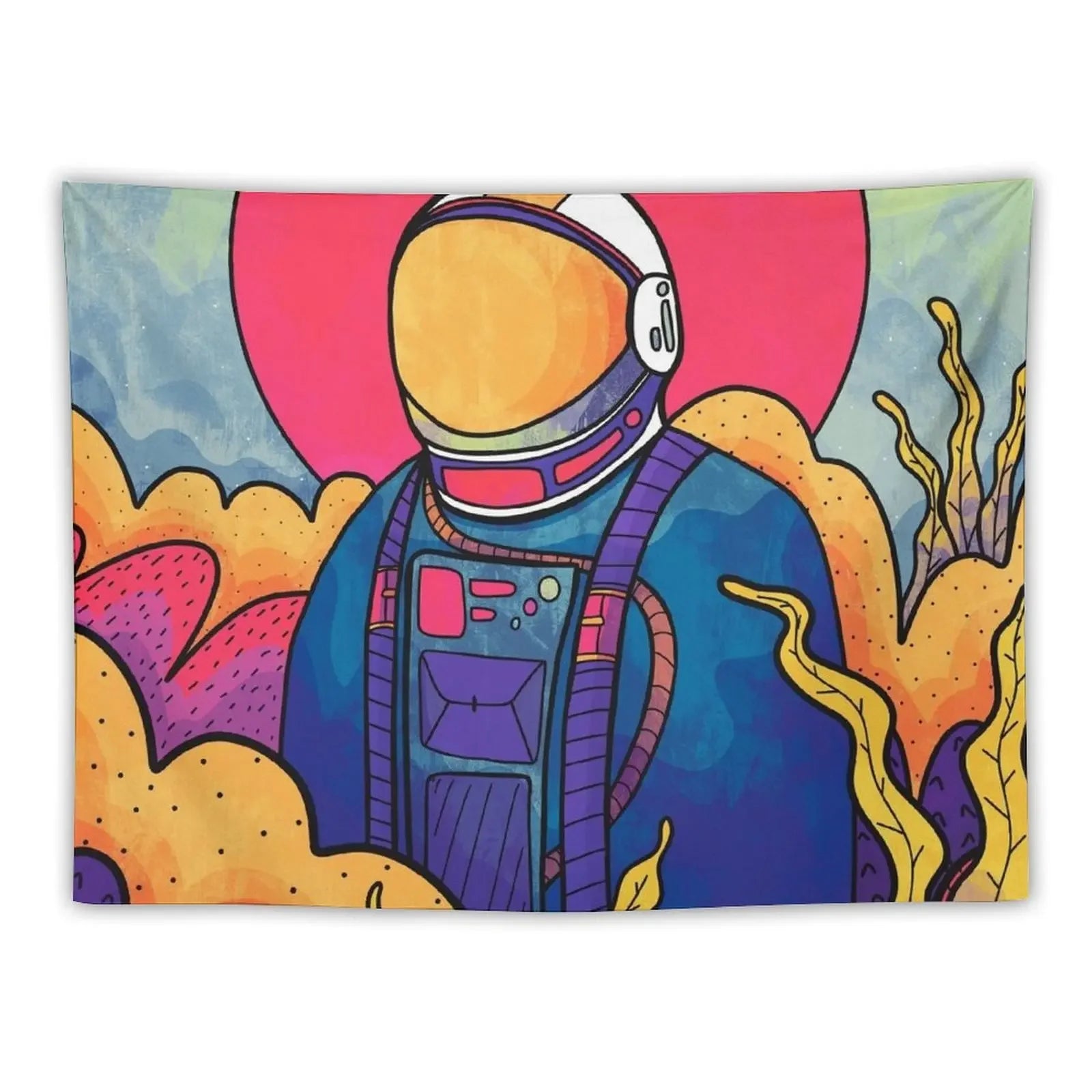 Aesthetic Planet Explorer Tapestry Room Decor