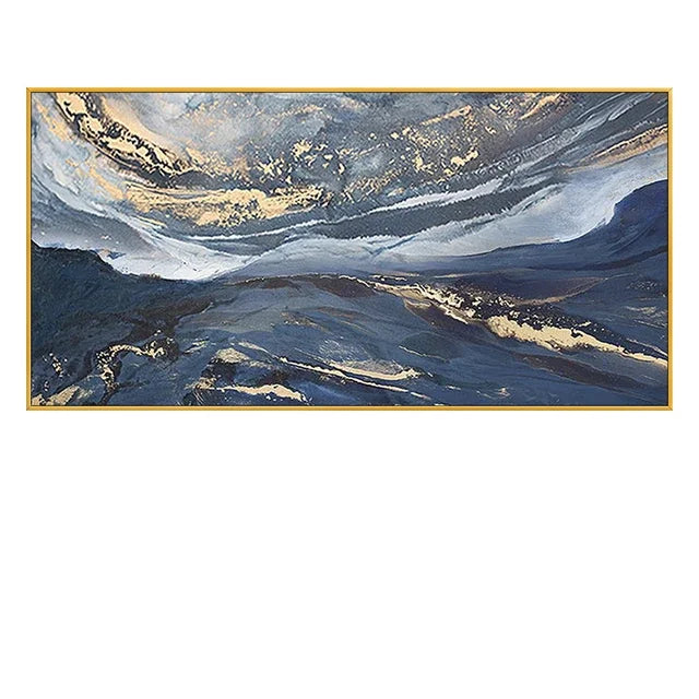 Colorful Abstract Canvas Oil Painting Wall Art Decor