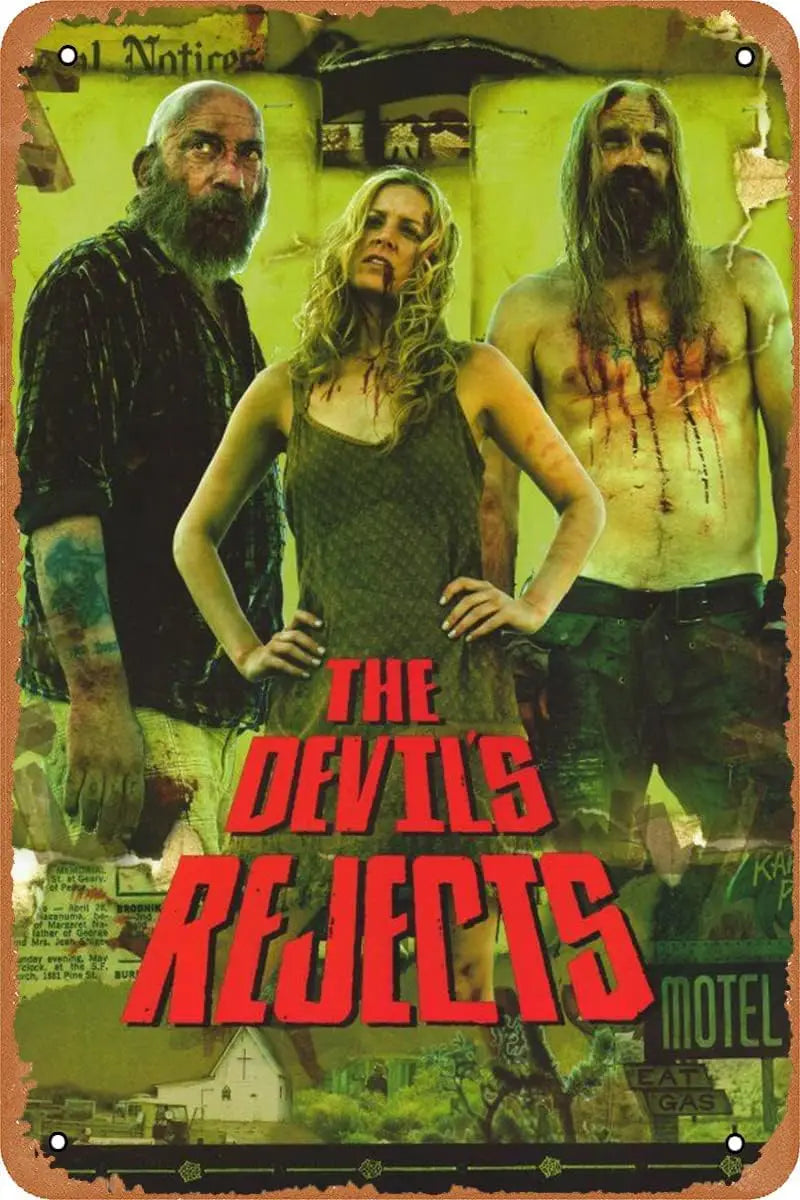 Horror Movie Metal Sign: The Devil's Rejects Poster Decor