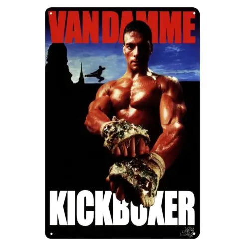 Kickboxer Jean-Claude Van Damme Metal Poster 20x30cm