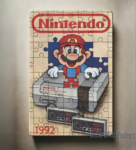 Nintendo NES Metal Poster - Collectible Video Game Sign