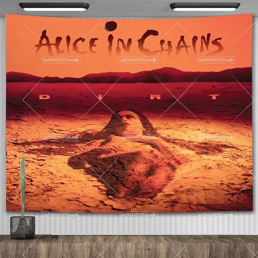 Alice In Chains Band Poster Tapestry Wall Decor