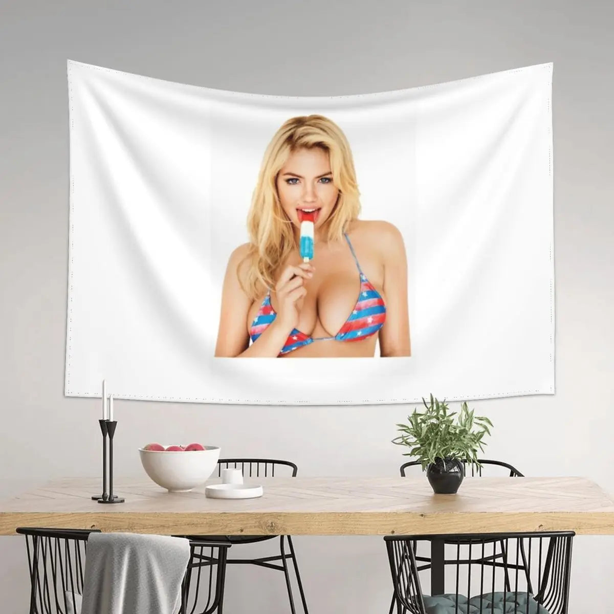 Kate Upton Wall Tapestry Decor Aesthetic Hanging