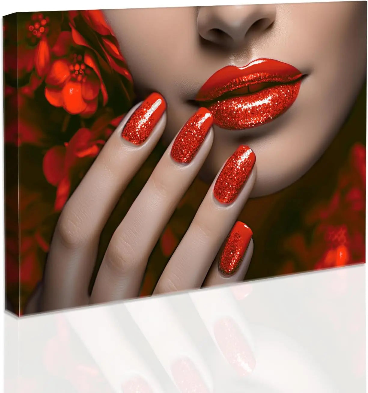 Beauty Spa Nail Salon Wall Art Canvas Poster Framed