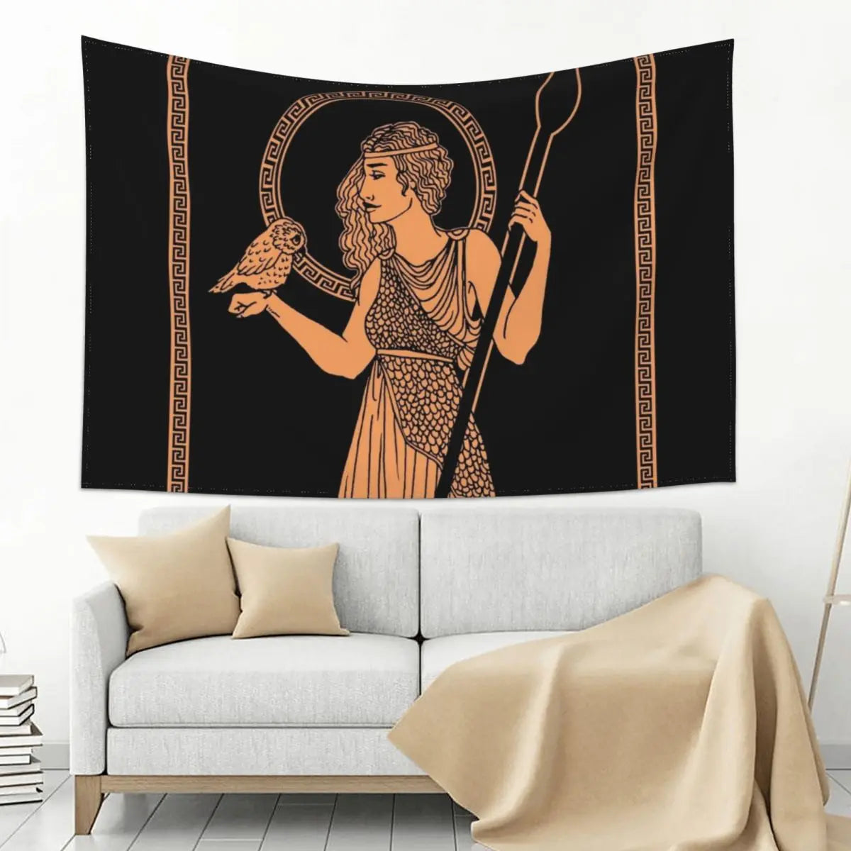 Athena Pottery Wall Tapestry Room Decor
