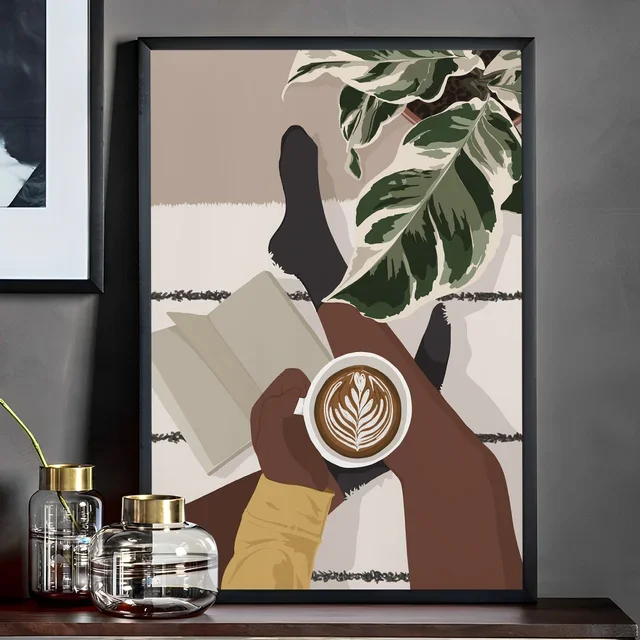 Black Girl Aesthetic Art Poster - Stylish Wall Decor