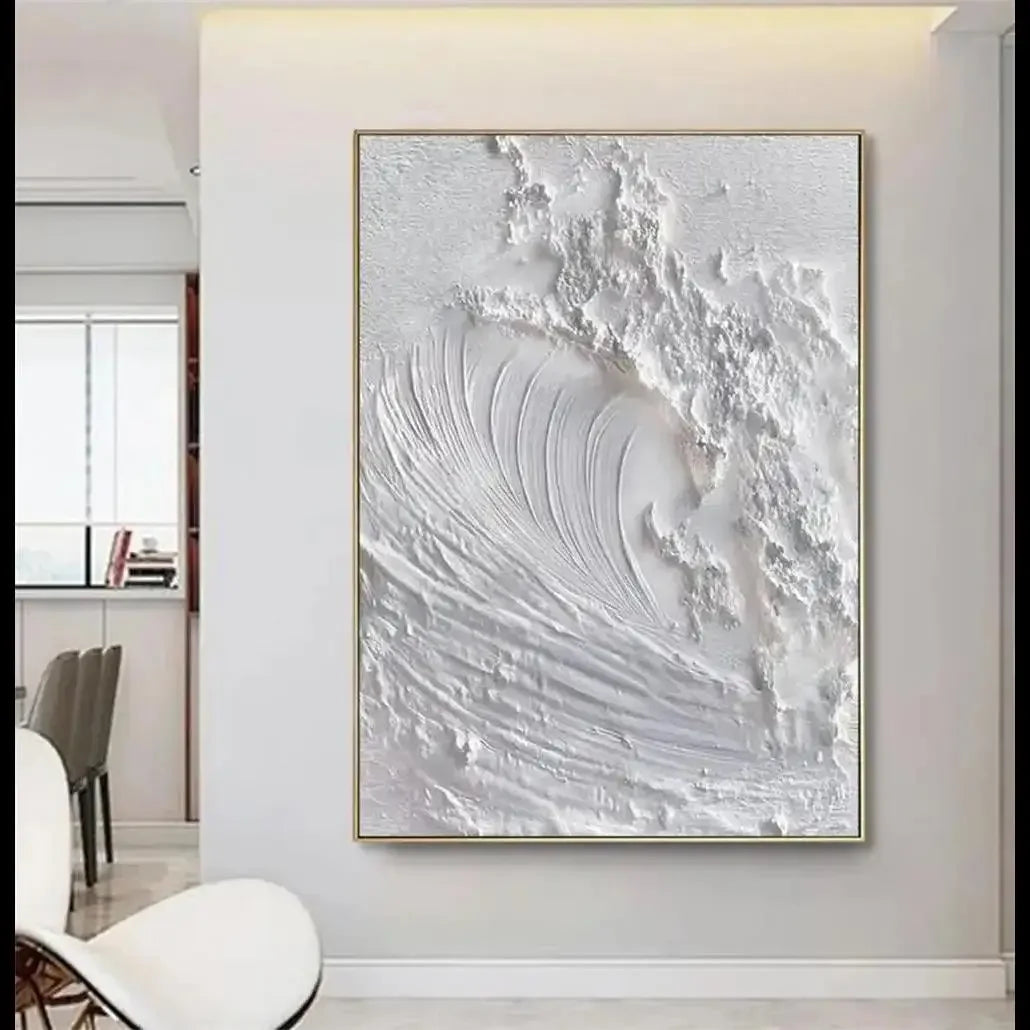 Minimalist Ocean Wave Canvas Art - WabiSabi Wall Decor