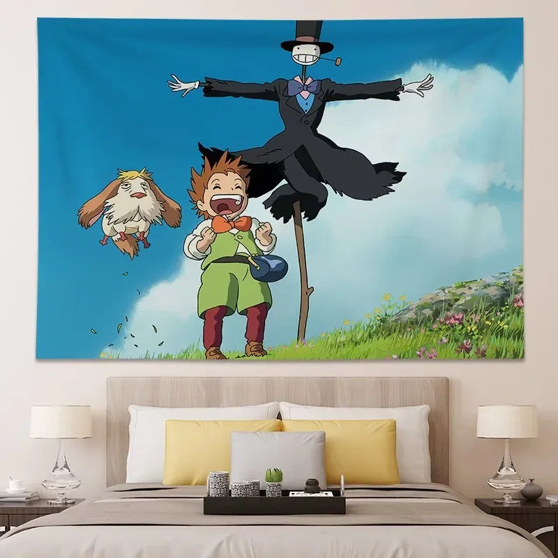 Anime Tapestry Kawaii Teen Room Decor Wall Hanging