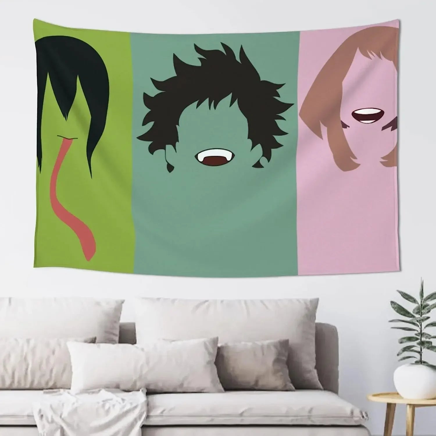 Anime Tapestry Wall Decor for Bedroom & Living Room