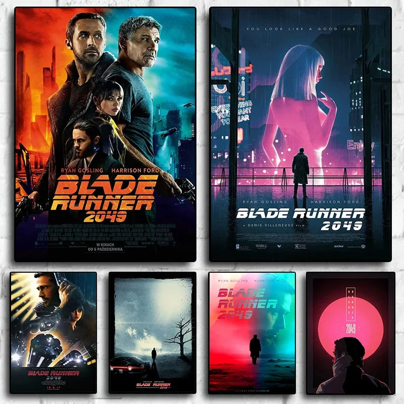 Blade Runner Sci-Fi Canvas Poster Wall Art Decor