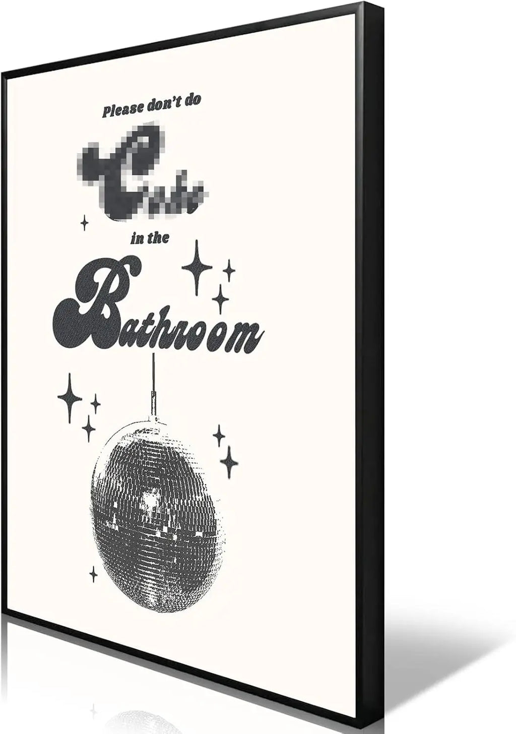 Black & White Cocktail Canvas Art - Vintage Aesthetic Posters