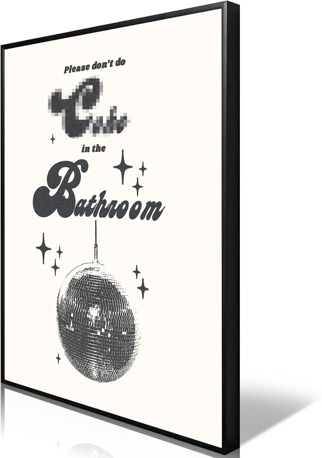 Black & White Cocktail Canvas Art - Vintage Aesthetic Posters