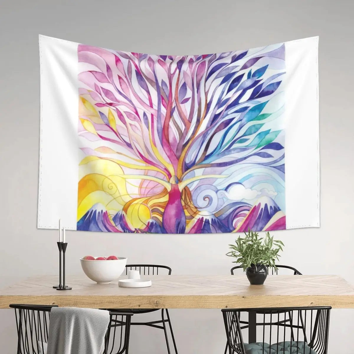 Earth Tapestry Kawaii Wall Decor Aesthetic Room Decor