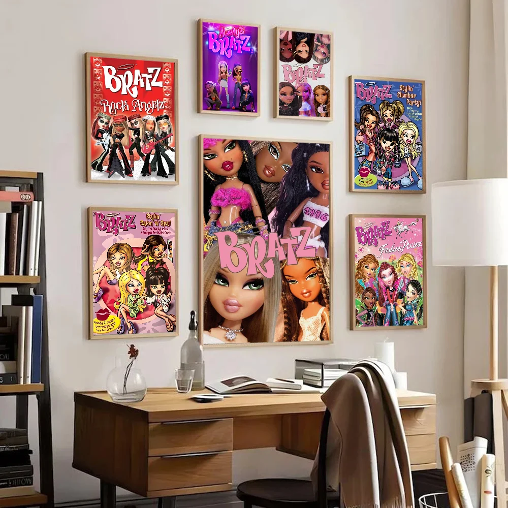 Bratz Dolls Retro Poster Art Wall Decor