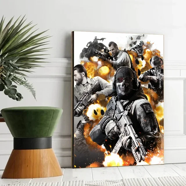 Call of Duty Anime Posters HD Wall Art for Gamers