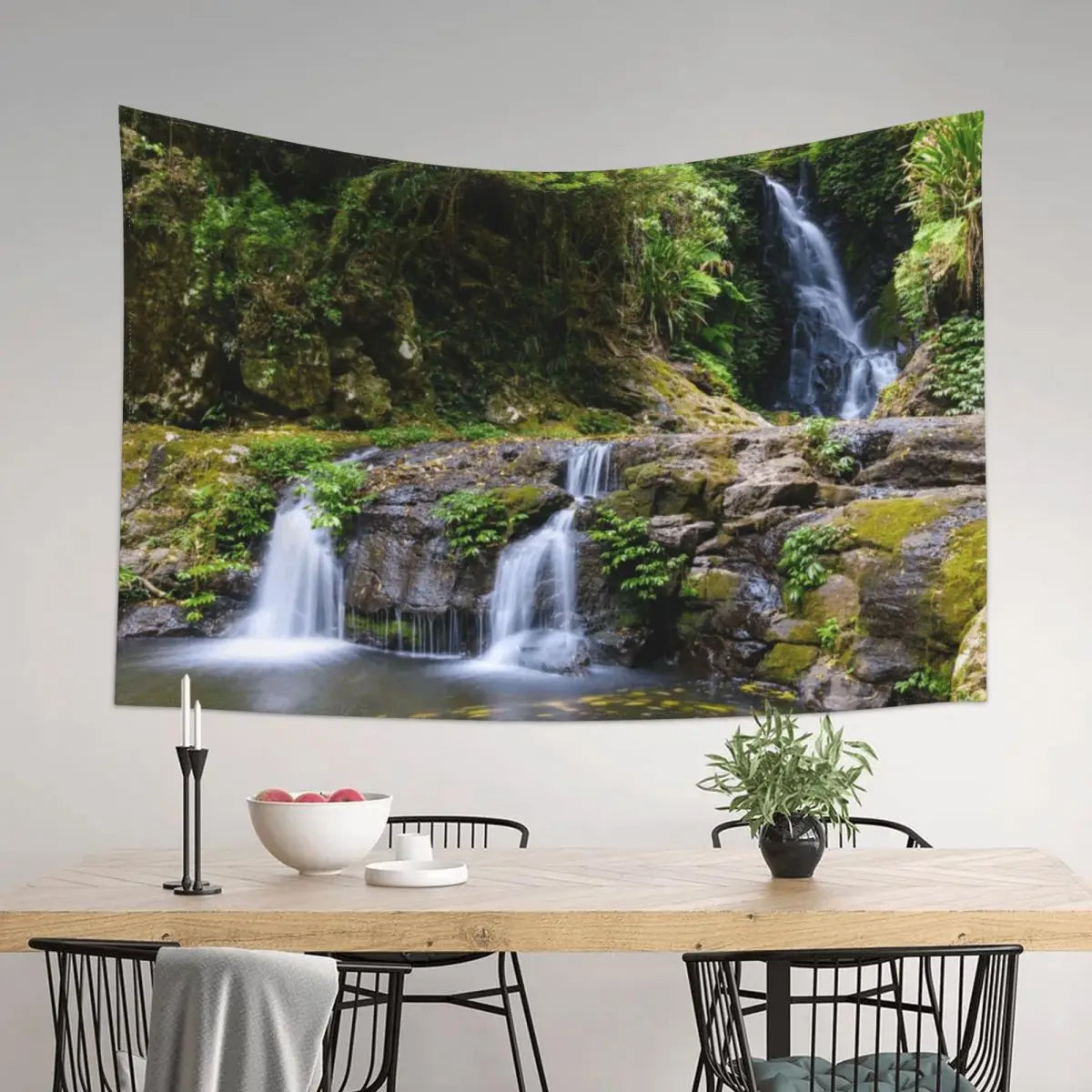 Elabana Falls Tapestry: Aesthetic Anime Home Decor