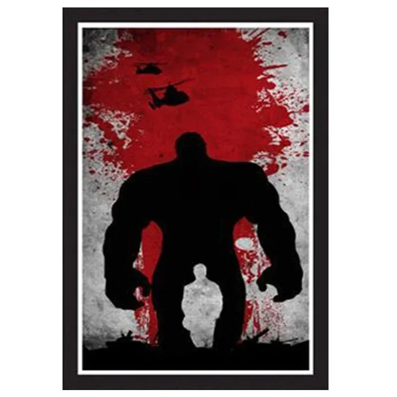 Avengers Minimalist Canvas: Captain America & Iron Man Poster