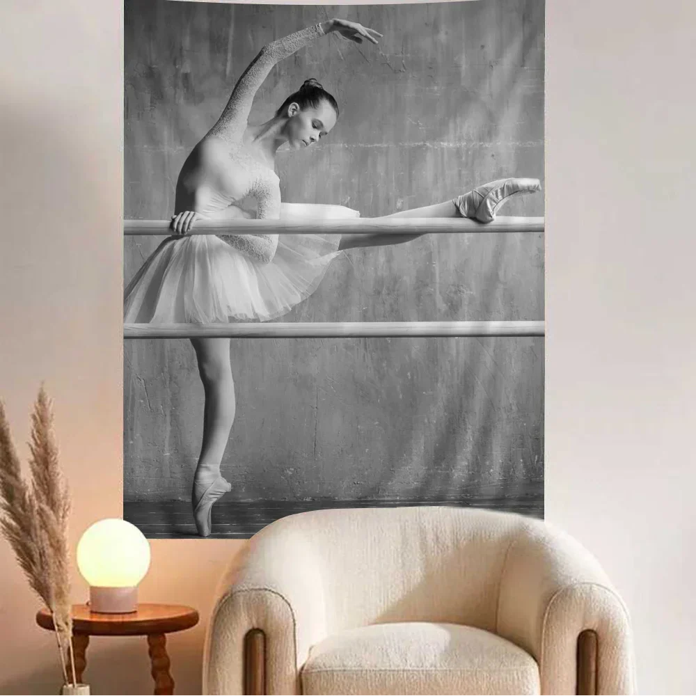 Ballet Ballerina Bohemian Wall Tapestry Decor