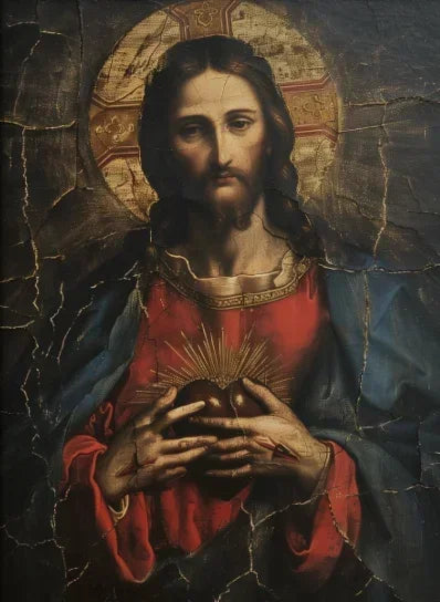 Jesus Christ Crown of Thorns Canvas Wall Art Decor