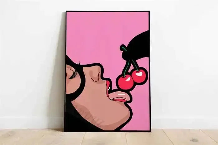 Retro Aesthetic Beauty Girl Canvas Art Poster Decor