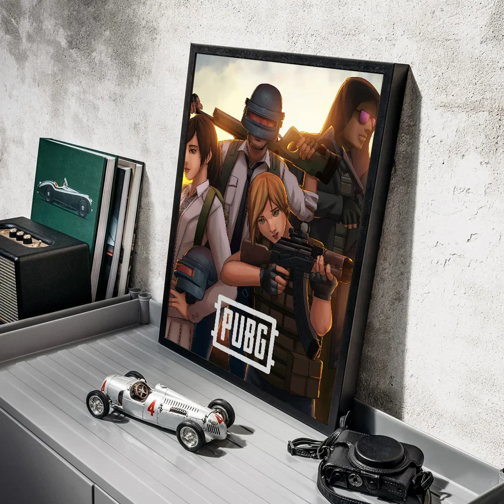 PUBG HD Poster Wall Art Decor for Study Room