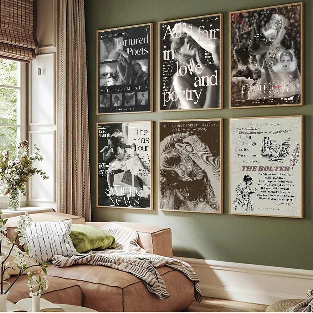 Nordic Wall Art: DIY Sticky Poster Prints Decor