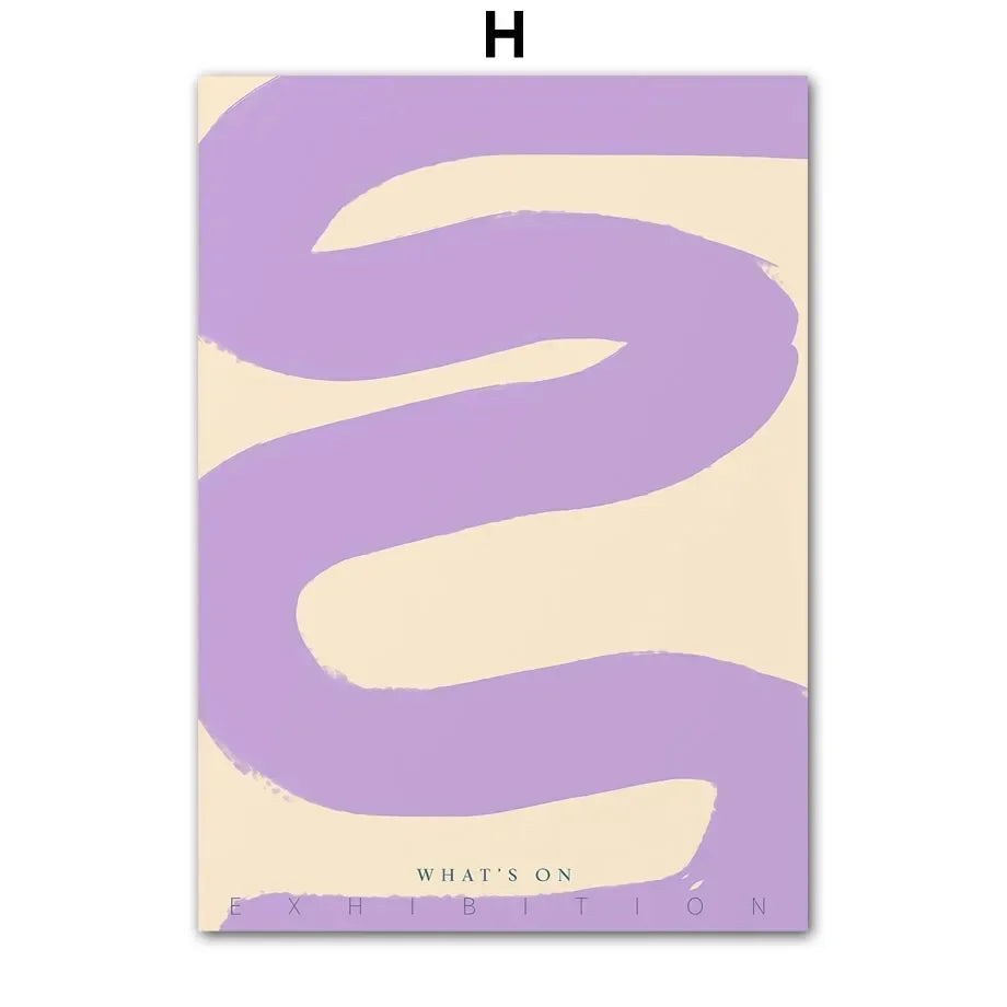 Venice Canals Coral Wall Art - Matisse Nordic Canvas Print