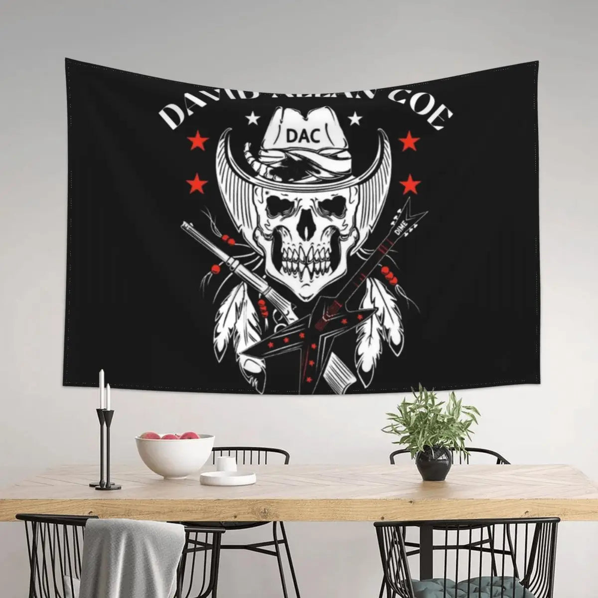 David Allan Coe Aesthetic Room Tapestry Decor