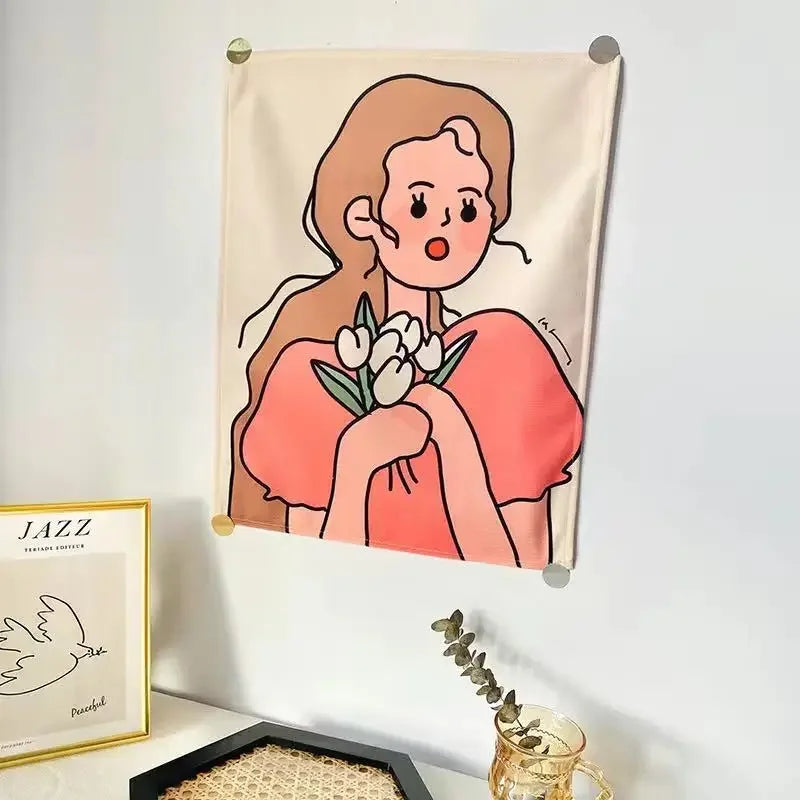 Anime Tapestry Wall Decor for Bedroom & Dorm