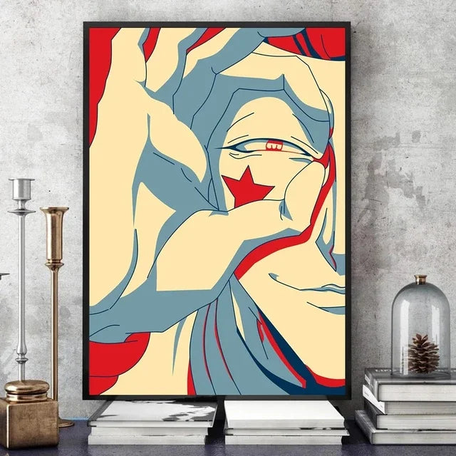 Hisoka Hunter X Hunter Anime Canvas Wall Art Framed