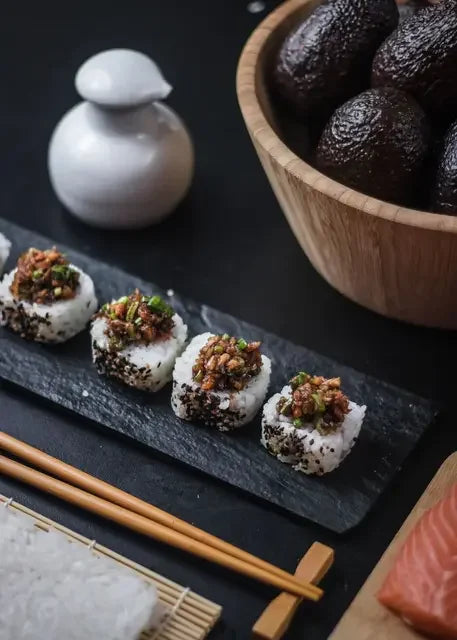 Sushi Salmon Beef Canvas Art - Kitchen & Restaurant Decor