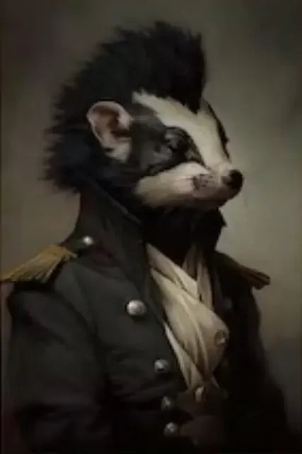 Gothic Animal Art Prints: Bat & Raven Canvas Decor