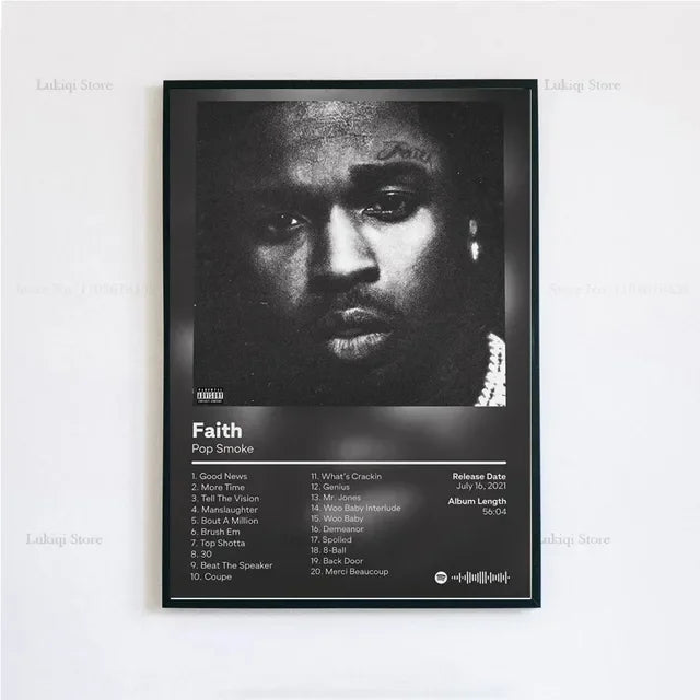 Smoke Meet The Woo Album Canvas Art Print Wall Decor