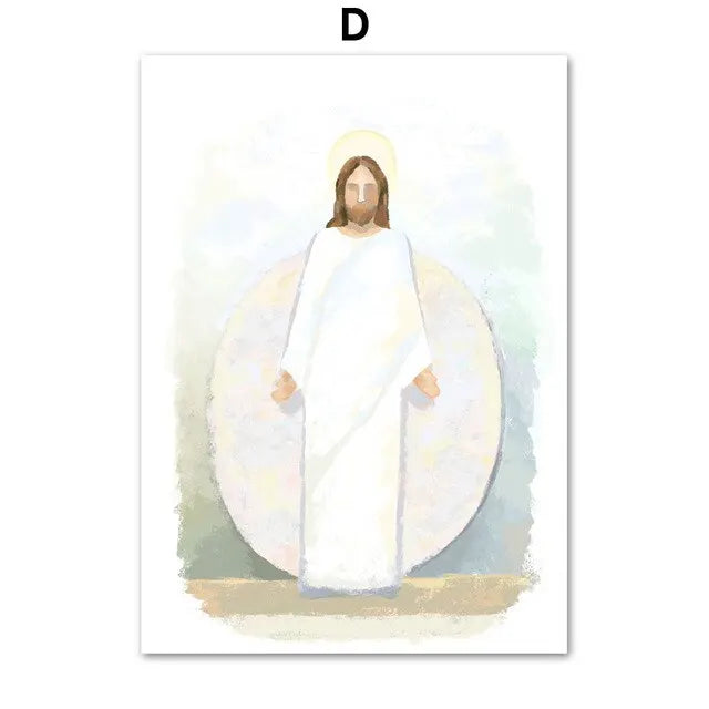 Religious Quote Wall Art UV Print Frameless Home Decor