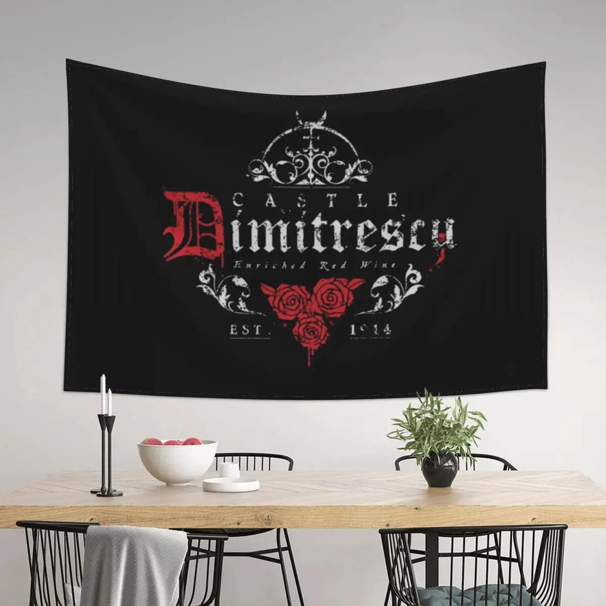 Korean Style Wine Tapestry Wall Decor