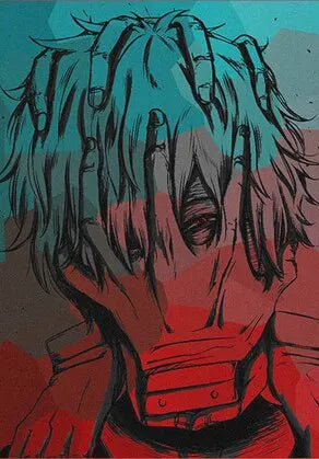 Tomura Shigaraki Anime Canvas Poster Wall Art Decor