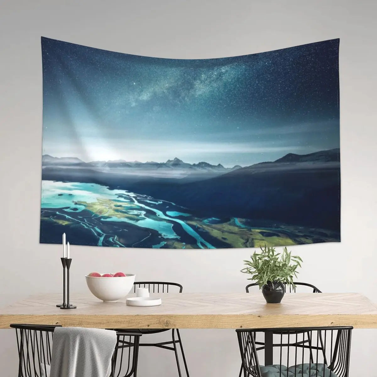 Fjord Milkyway Aesthetic Wall Tapestry Decor