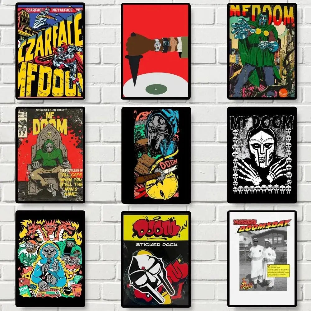 MF DOOM Hip Hop Poster Canvas Art Wall Decor