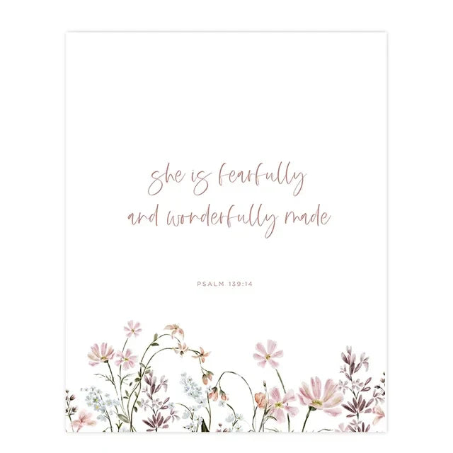 Bible Verse Nursery Art: Child of God Canvas for Girls