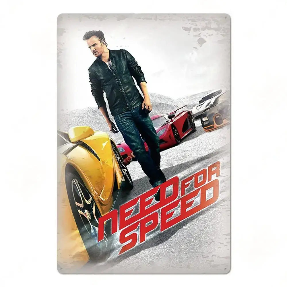 Vintage Movie Poster Tin Signs for Bar or Cinema Decor