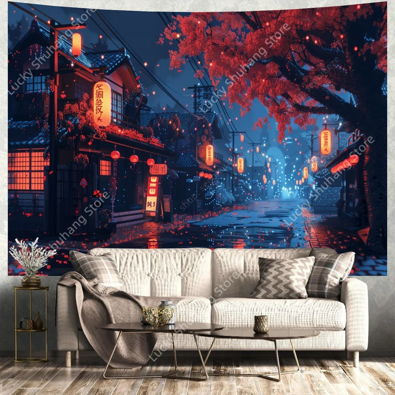 Anime Tapestry Wall Hanging Boho Room Decor