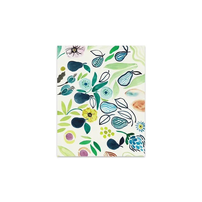 Boho Floral Canvas Art Green Nordic Wall Decor