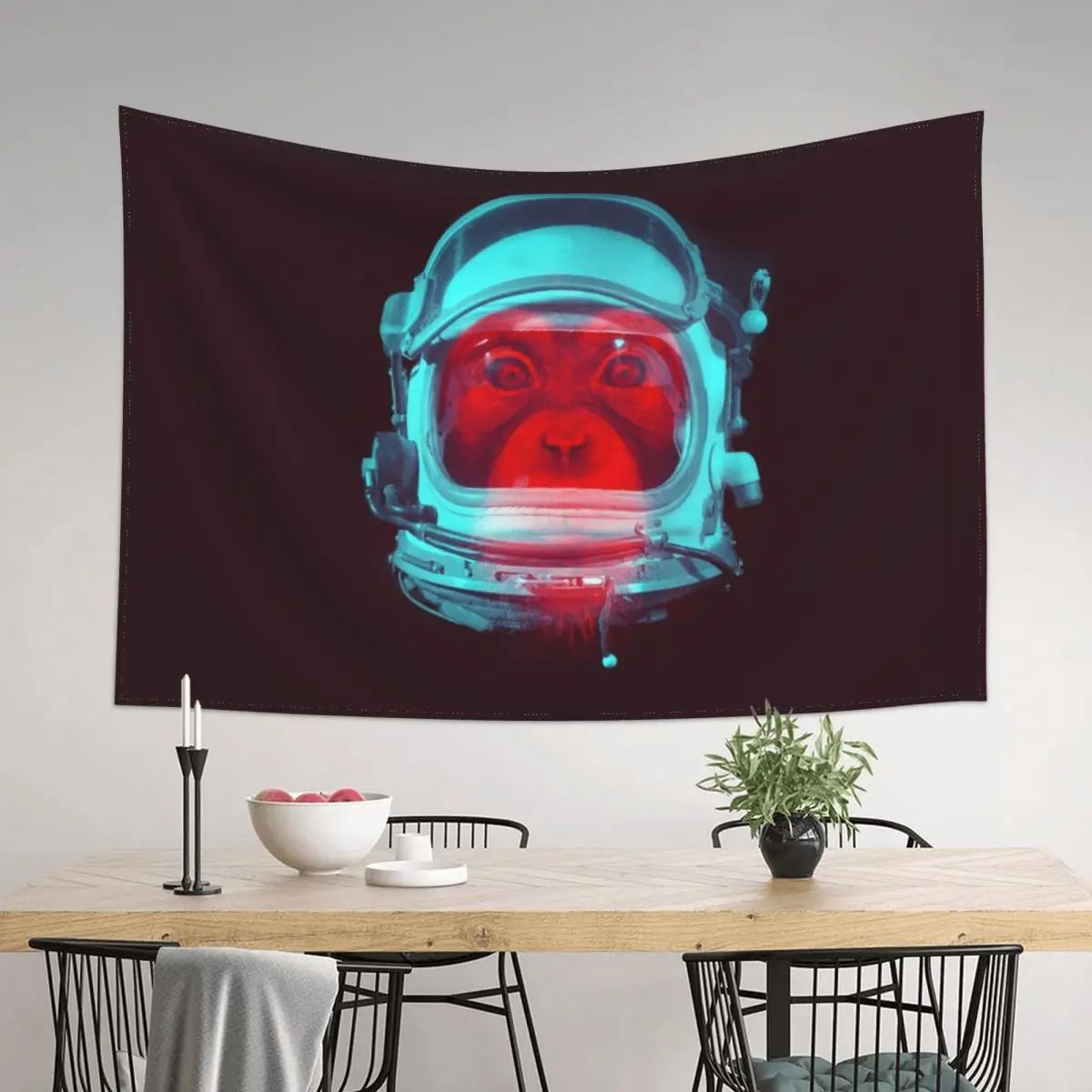 Space Monkey Tapestry Cute Room Decor