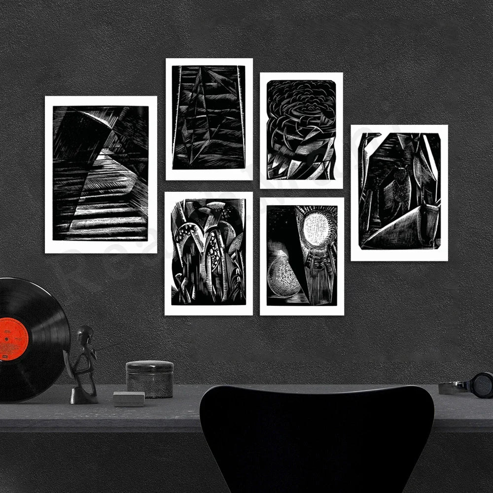 Paul Nash Abstract Art Poster: Let There Be Light Print