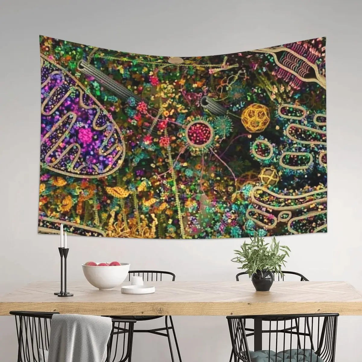 Human Cell Tapestry: Science Decor for Biologists