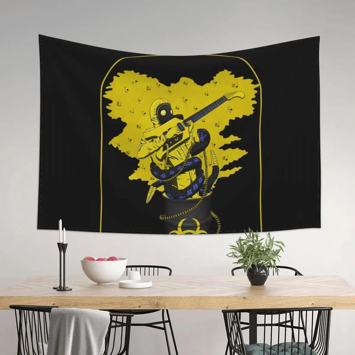 King Gizzard Flying Microtonal Banana Room Tapestry