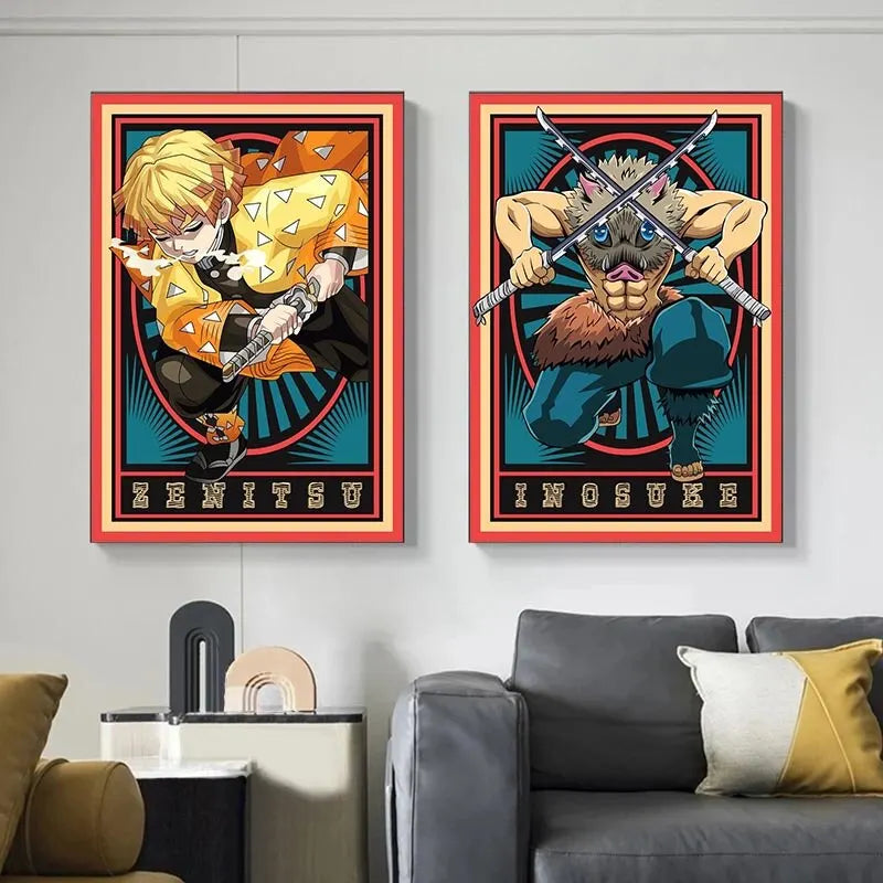Demon Slayer Anime Canvas Prints Wall Art Decor